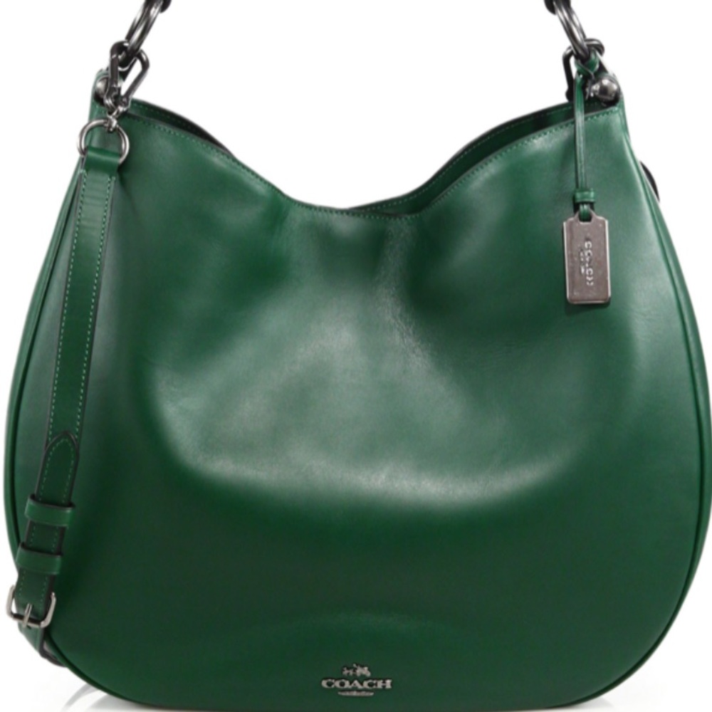 Coach Nomad Glovetanned Green Hobo